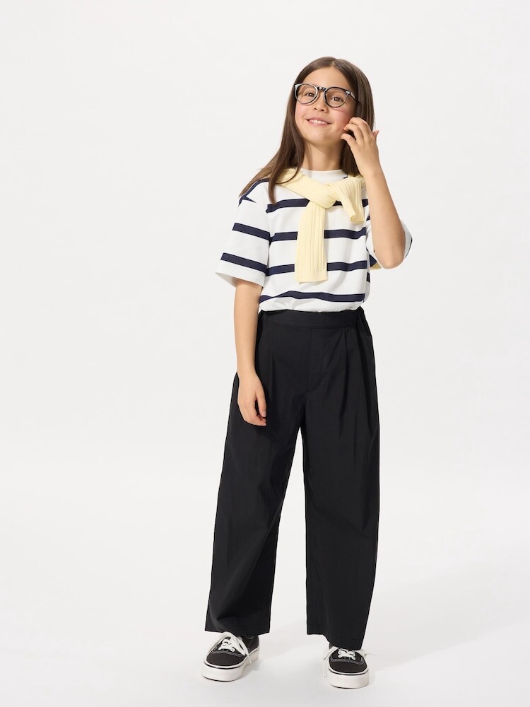 

Широкие штаны Uniqlo, цвет 09 черный