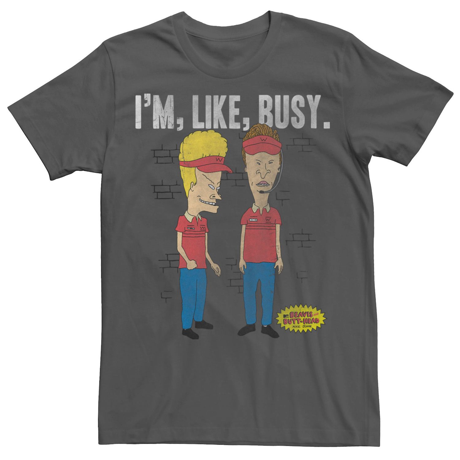 

Мужская футболка Beavis and Butthead At Work Licensed Character