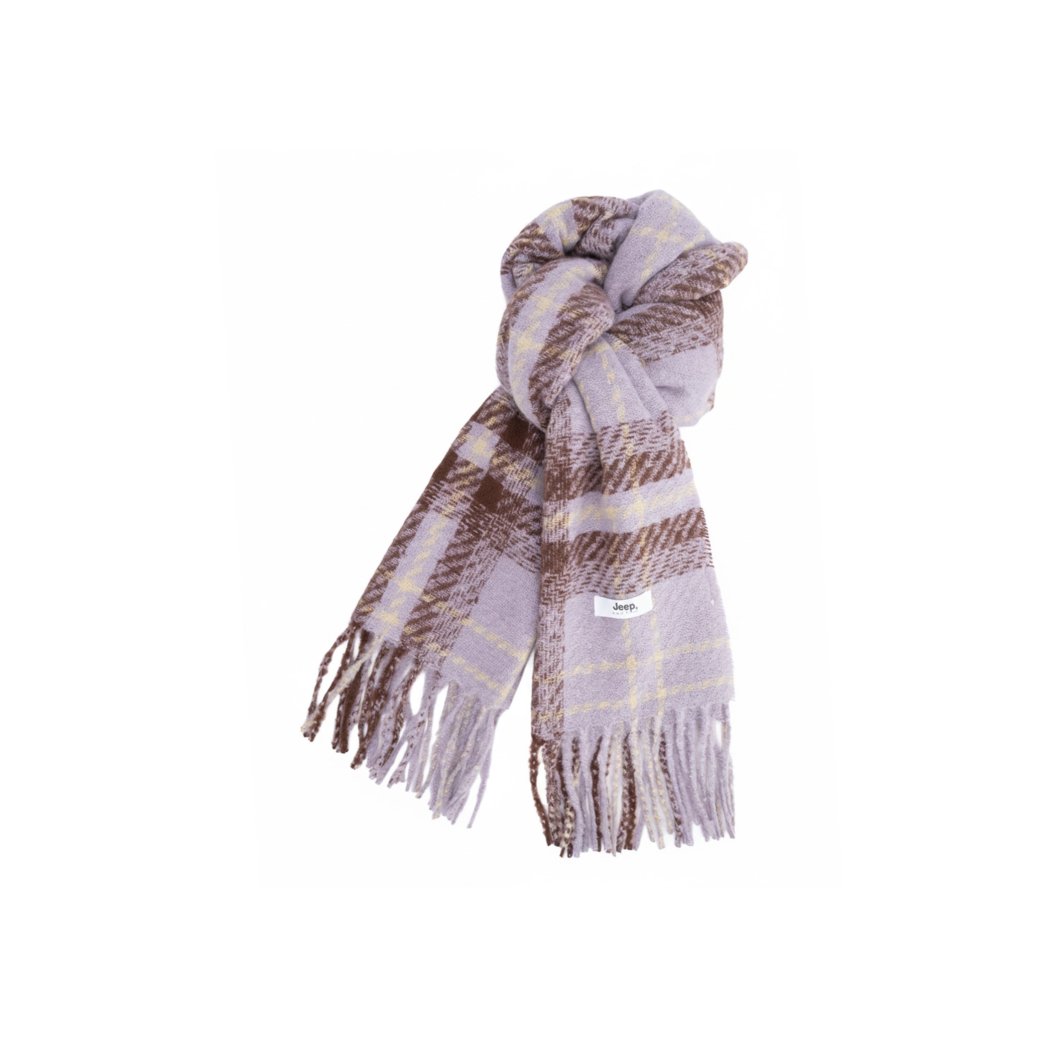 

Jeep Шарф из полиэстера Unisex цвета Mauve Purple/Sky Blue/Baby's Breath Purple