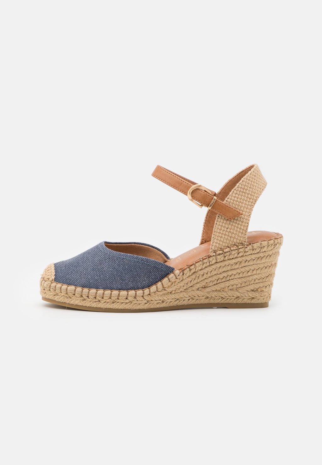 Эспадрильи Wedge sandals Tamaris, синий