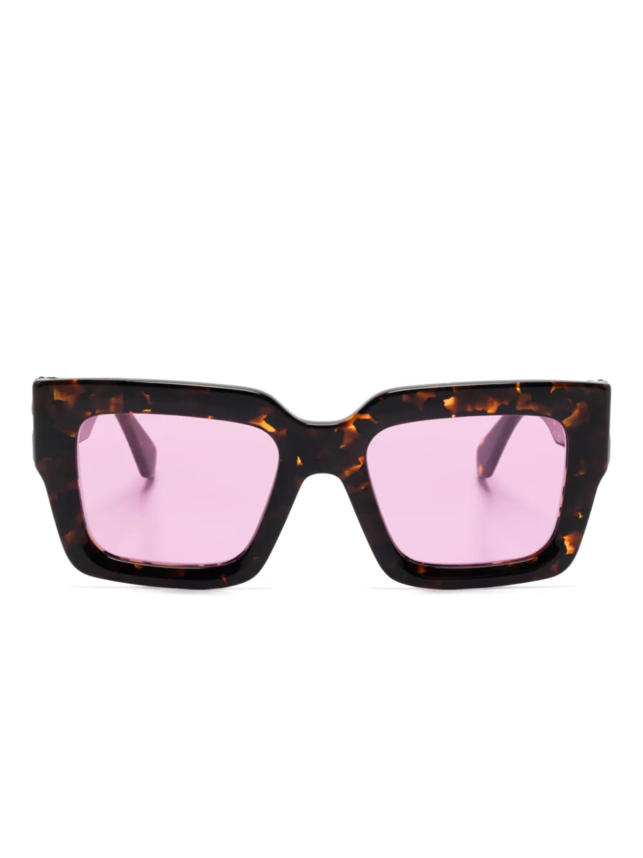 

Солнцезащитные очки в квадратной оправе Off-White Eyewear, коричневый