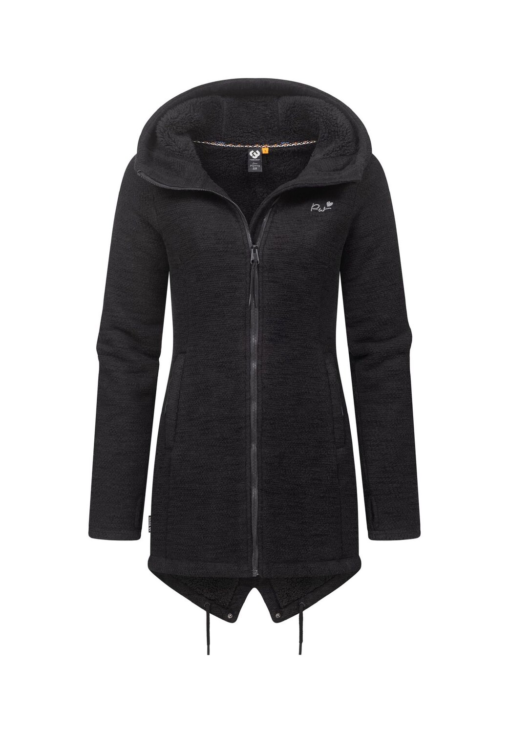 

Кардиган с капюшоном Wingi Меланж Ragwear, черный