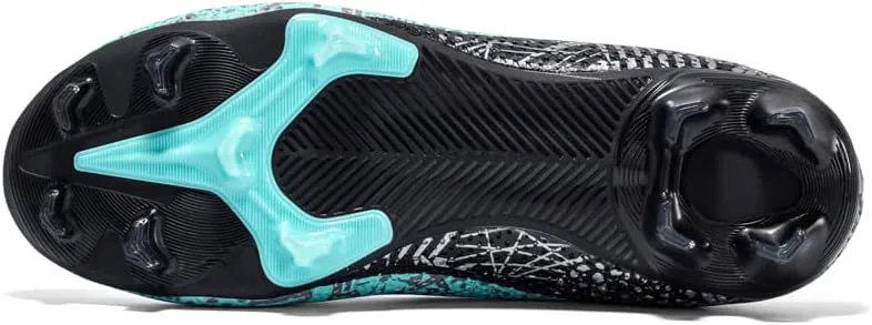 

Мужские футбольные бутсы для зала и улицы, тренировочные спортивные кроссовки, профессиональные высокие футбольные ботинки, дышащие бутсы FG с шипами Generic, синий