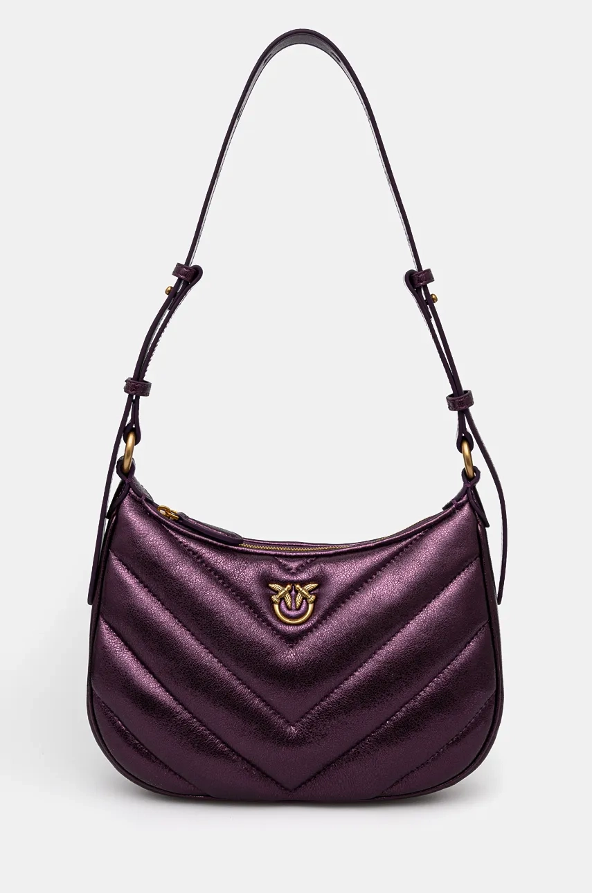

Кожаная сумочка Pinko, фиолетовый