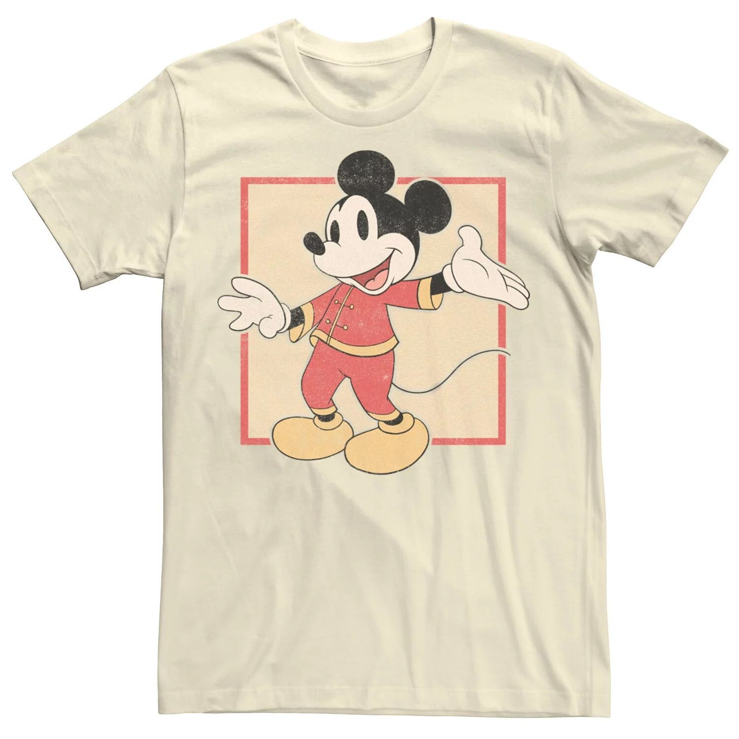 

Мужская футболка с портретом Микки Мауса Года Мауса Disney