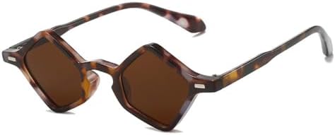 

Популярные модные солнцезащитные очки 2026 года: маленькие многоугольные квадратные очки для женщин, линзы UV400, мужские солнцезащитные очки с заклепками MTZJH, Pattern Tea