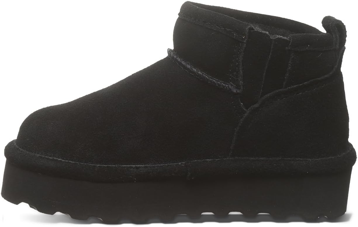 BEARPAW Унисекс-Детские Ретро Короткие Ботинки до Щиколотки (Маленький и Большой Ребенок), Black Ii — фото 2