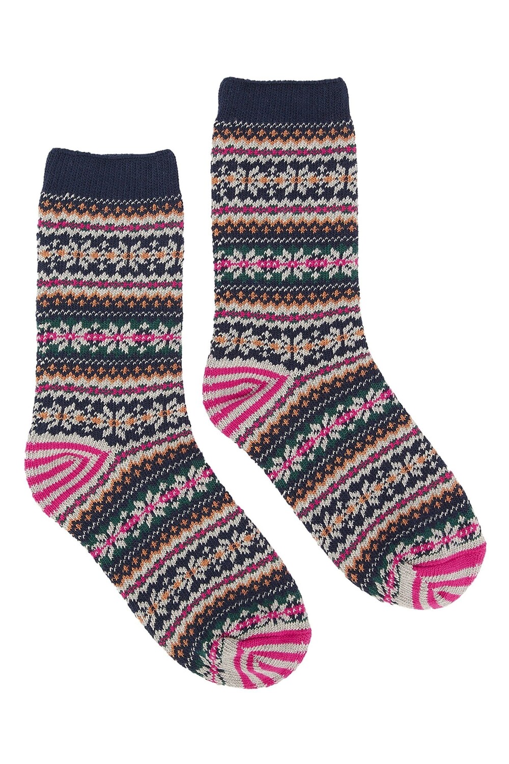 

Женские носки с узором Люсиль Фэйрайл Joules, синий
