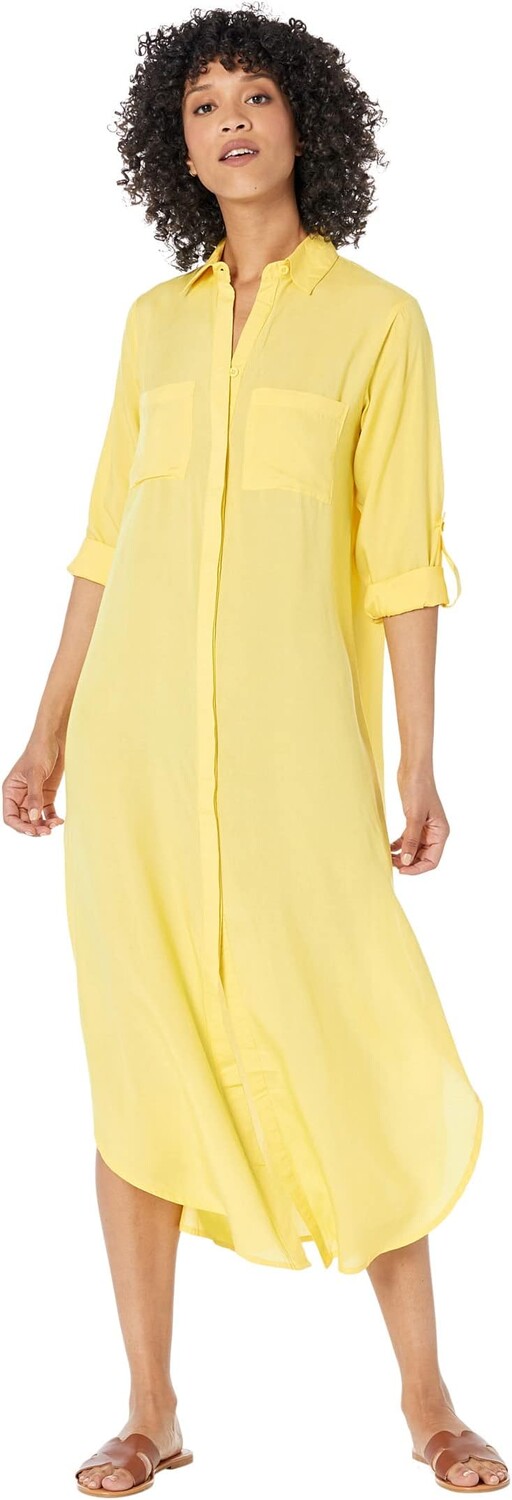

Купальник America & Beyond Butter Yellow Oxford Cover-Up, желтый