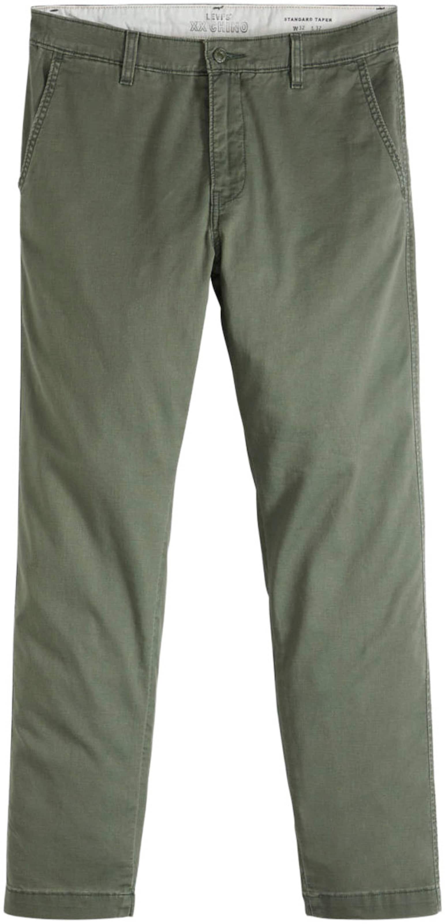 

LEVI'S Зауженные брюки-чиносы в темно-зеленом цвете