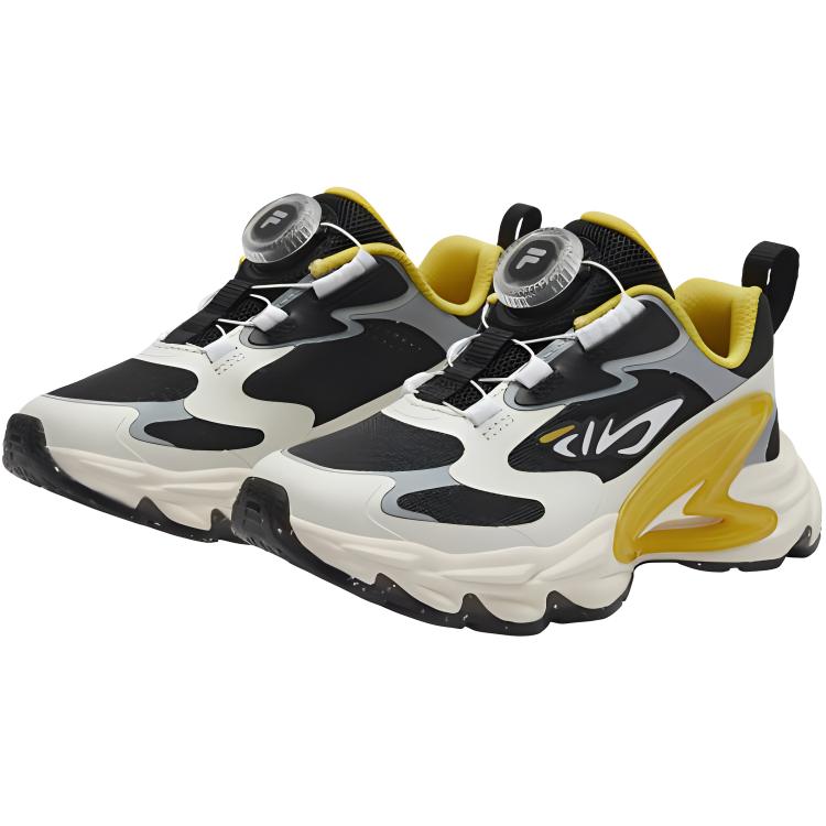 FILA KIDS Детские беговые кроссовки Peak Bird черный/beach ball yellow для детей 3-7 лет — фото 4