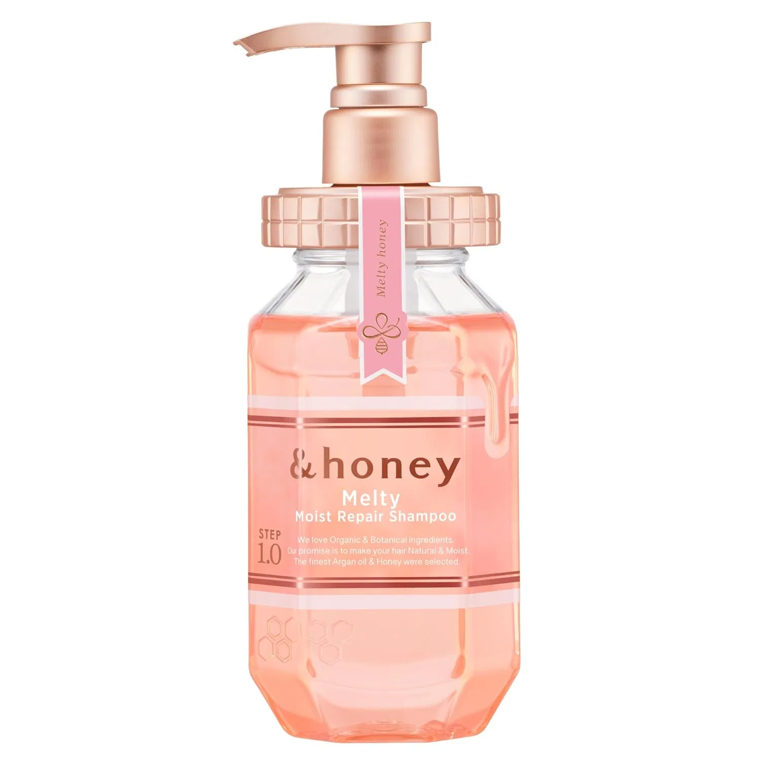 Шампунь &honey Melty Moist Repair с ароматом розы и меда, 440 мл & Honey