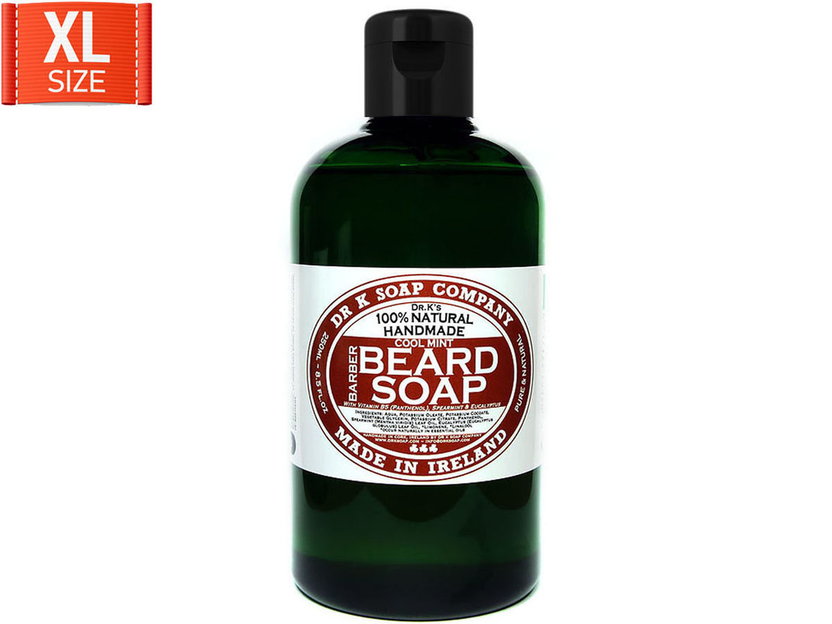 

Dr K Soap, Шампунь для ухода за бородой, перечная мята, 250 мл Dr K Soap Company