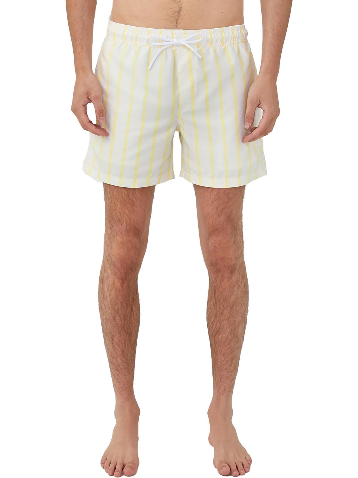 

Мужские шорты для плавания на шнуровке Cotton On, цвет laguna yellow bold stripe