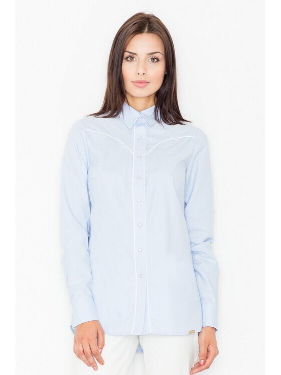 

Рубашка стандартного кроя Figlfigl, синий