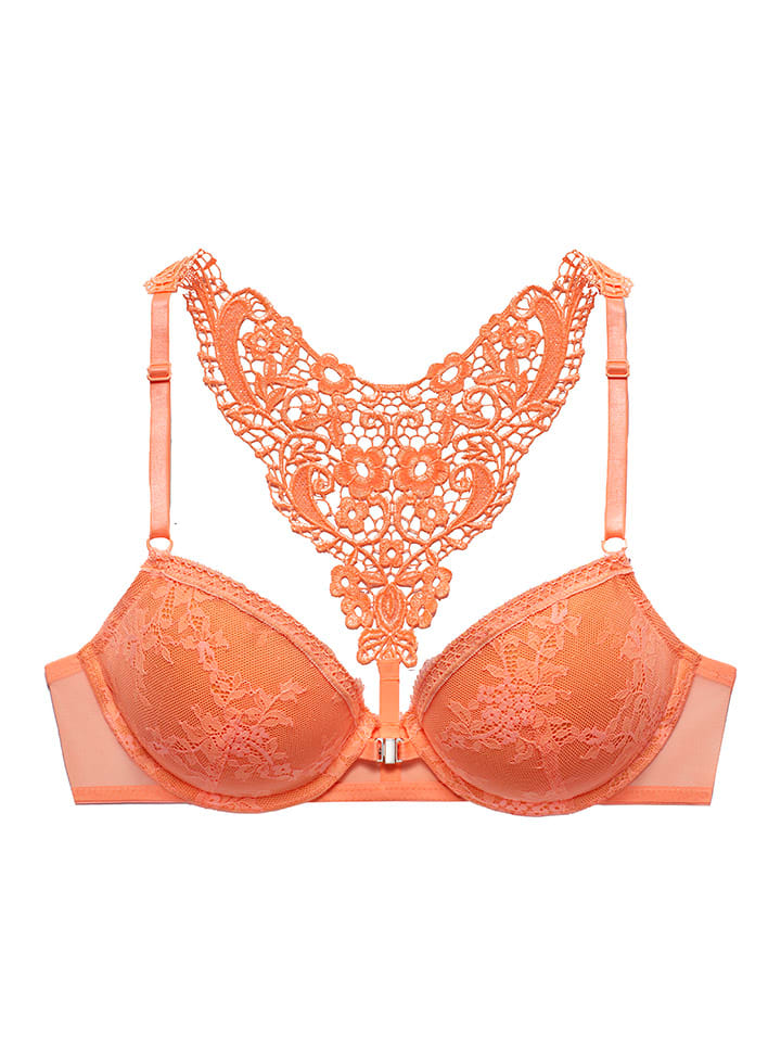 

LASCANA Бюстгальтер пуш-ап оранжевого цвета