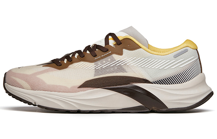 

ANTA Асфальт Роуд Файтер 1.0 Износостойкие низкие кроссовки для бега мужские серо-коричневые желтые