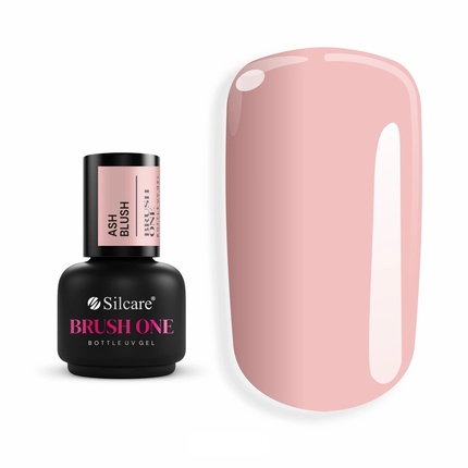 

Brush One Bottle Gel Building Gel In A Bottle With Brush Ash Blush 15g Silcare