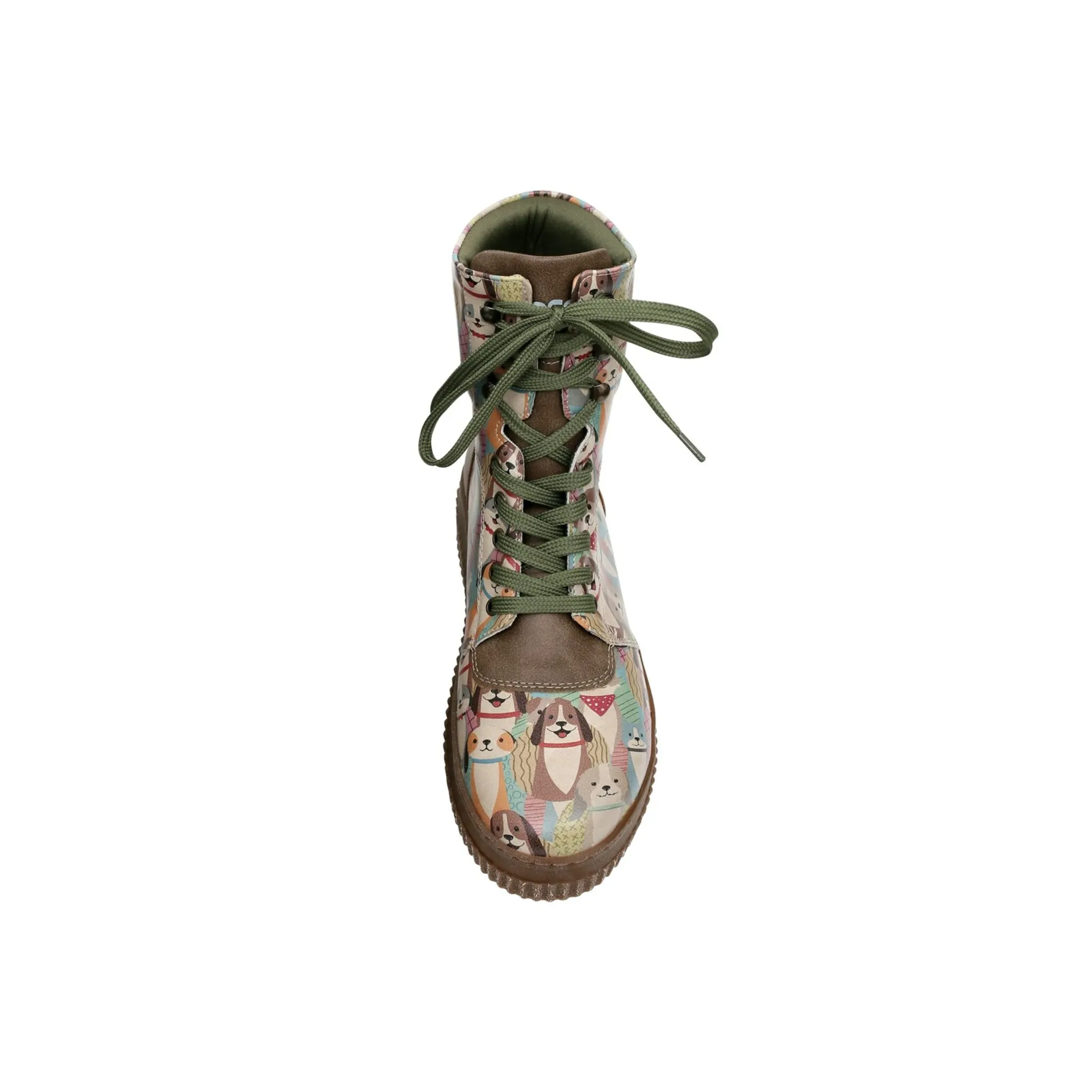 Ботинки на шнуровке DOGO "Women's Future Boots Mon Cher 36 Women's Future Boots Vegan Da", Vegan, зеленый — фото 4