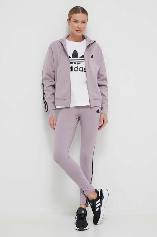 Футболка Trefoil Adidas Originals, бежевый — фото 2