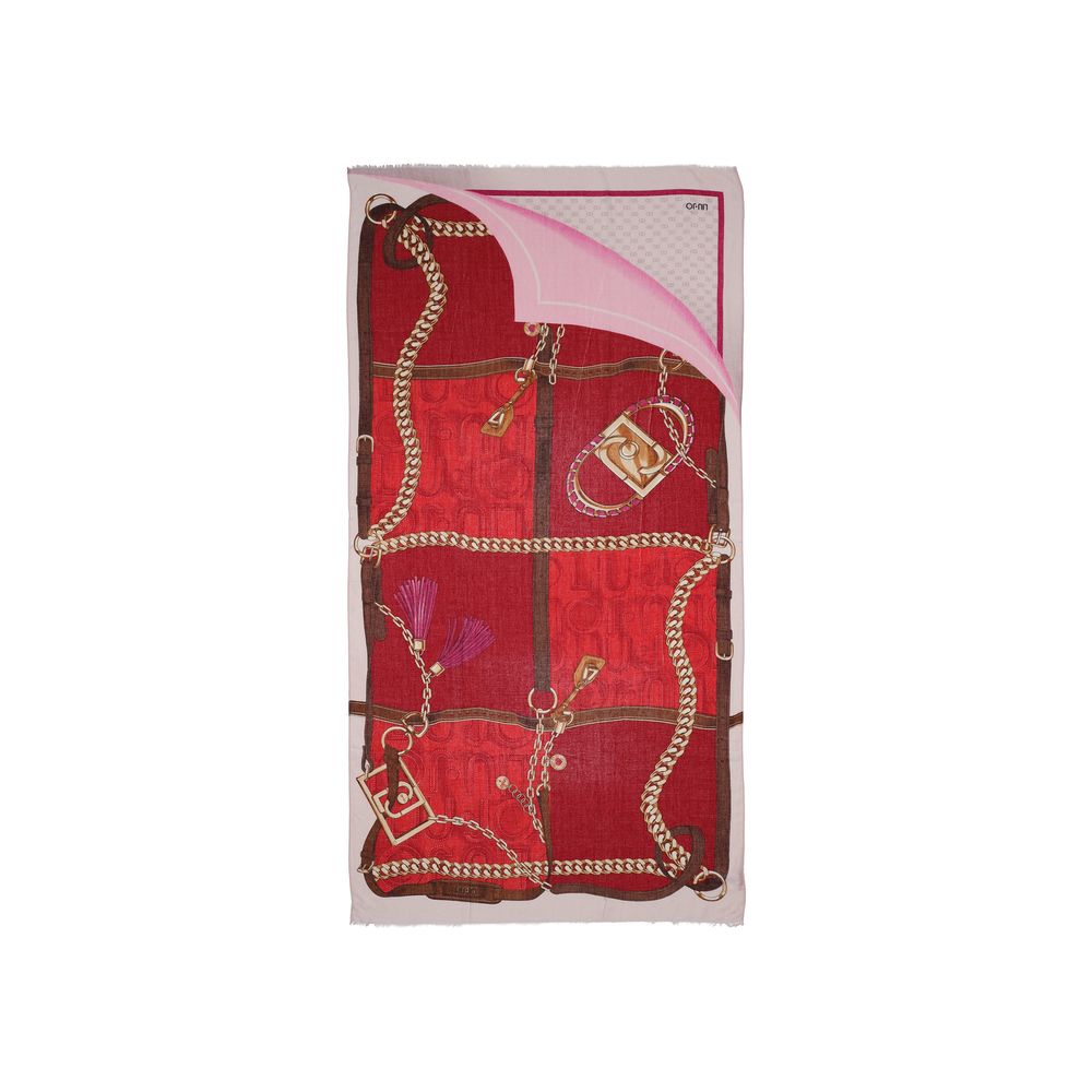 

Красный шарф из полиэстера Liu Jo, Red