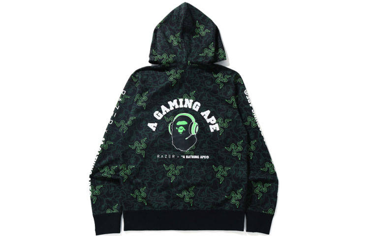 

Толстовка Ape Head Series для мужчин, зеленая A Bathing Ape, зеленый