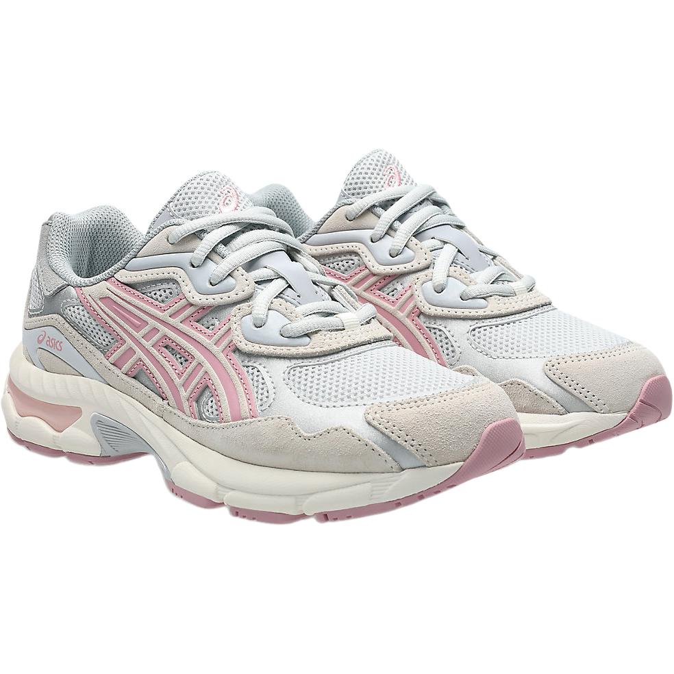 ASICS Детские беговые кроссовки GEL NYC Breathable Support Low top серые розовые unisex — фото 4