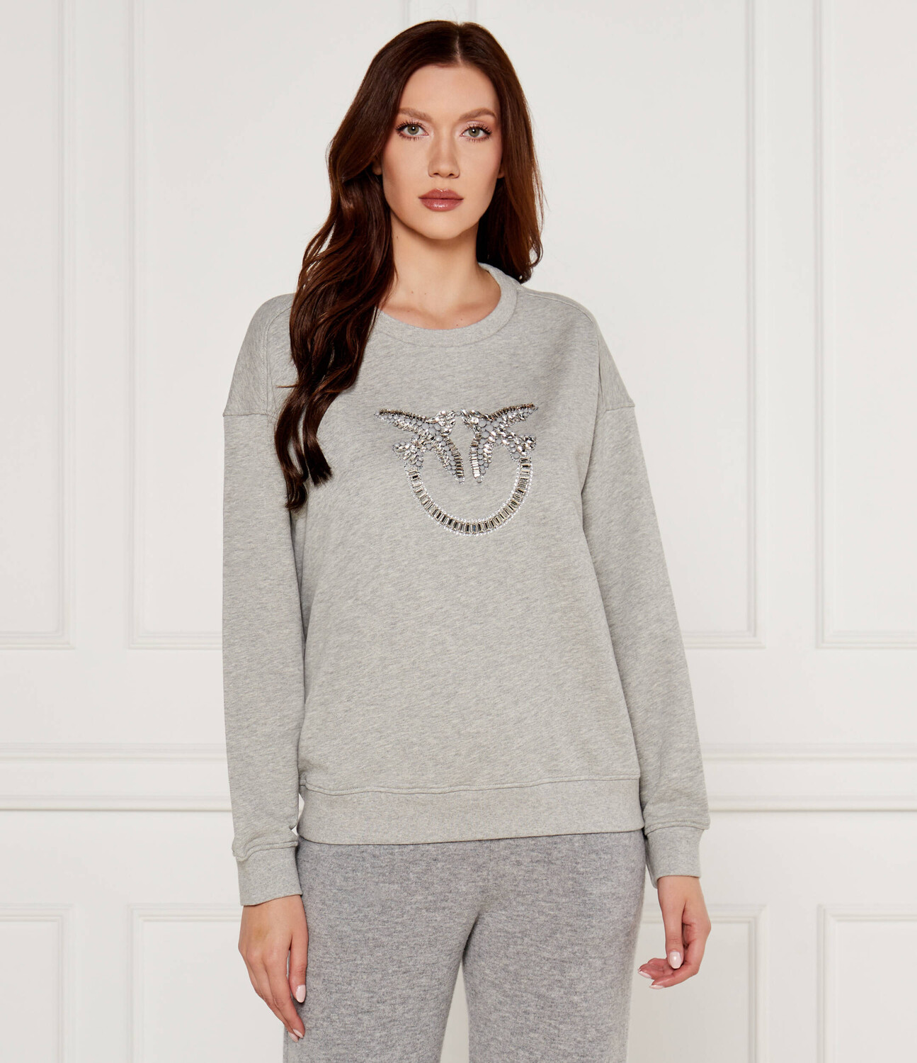 

Толстовка Pinko NELLY Regular Fit, серый