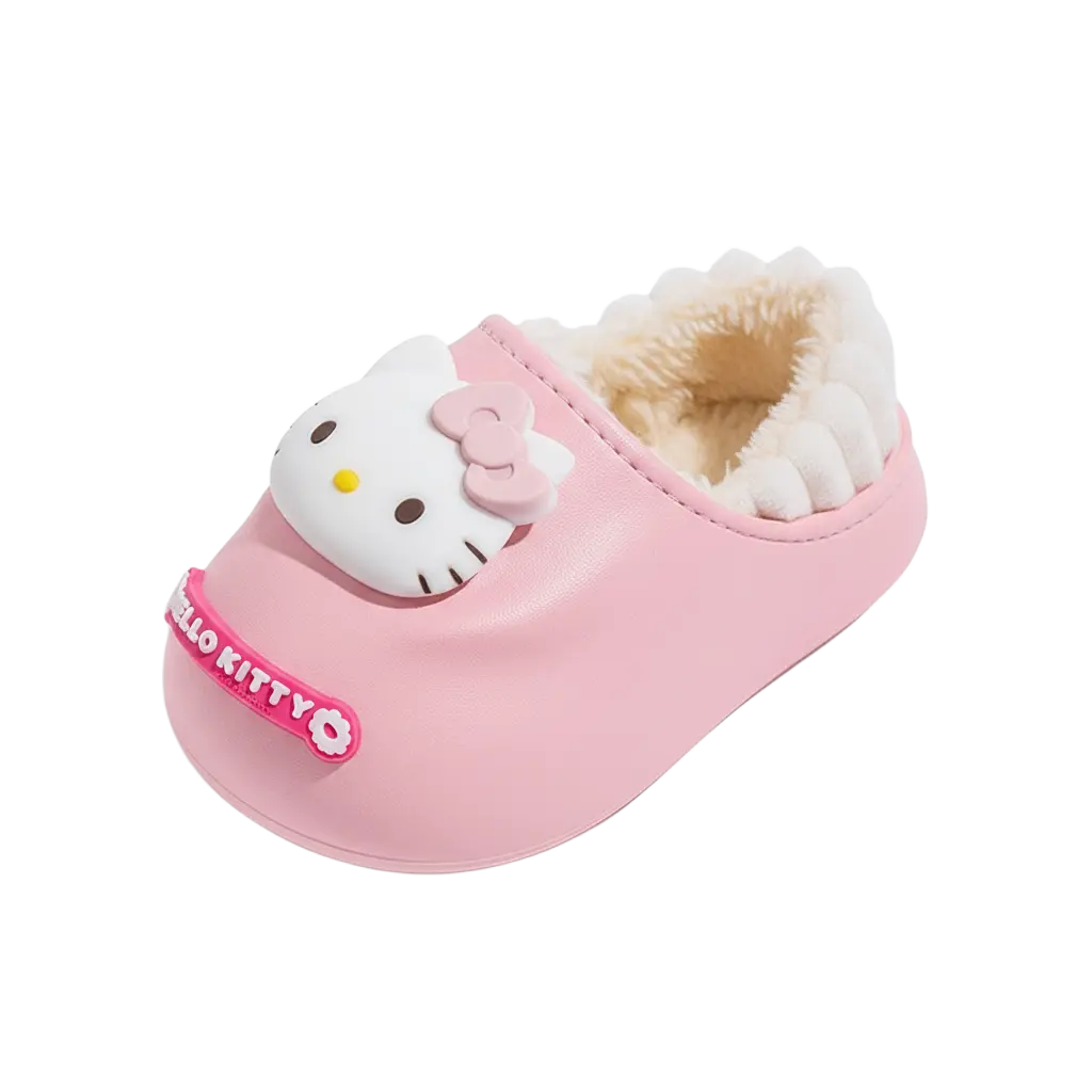 

Детские домашние тапочки EVA с противоскользящим покрытием Sanrio, розовый