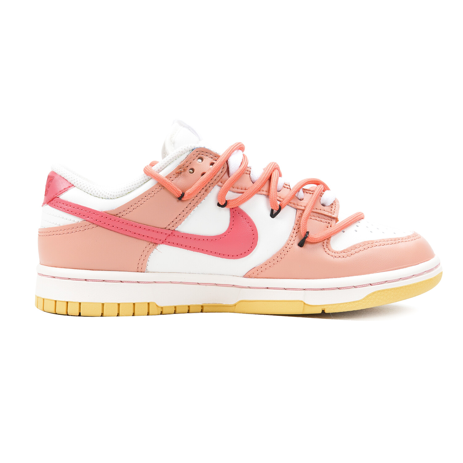 

Кроссовки Nike Dunk Skateboard Shoes Women's Low-Top Orange Pink