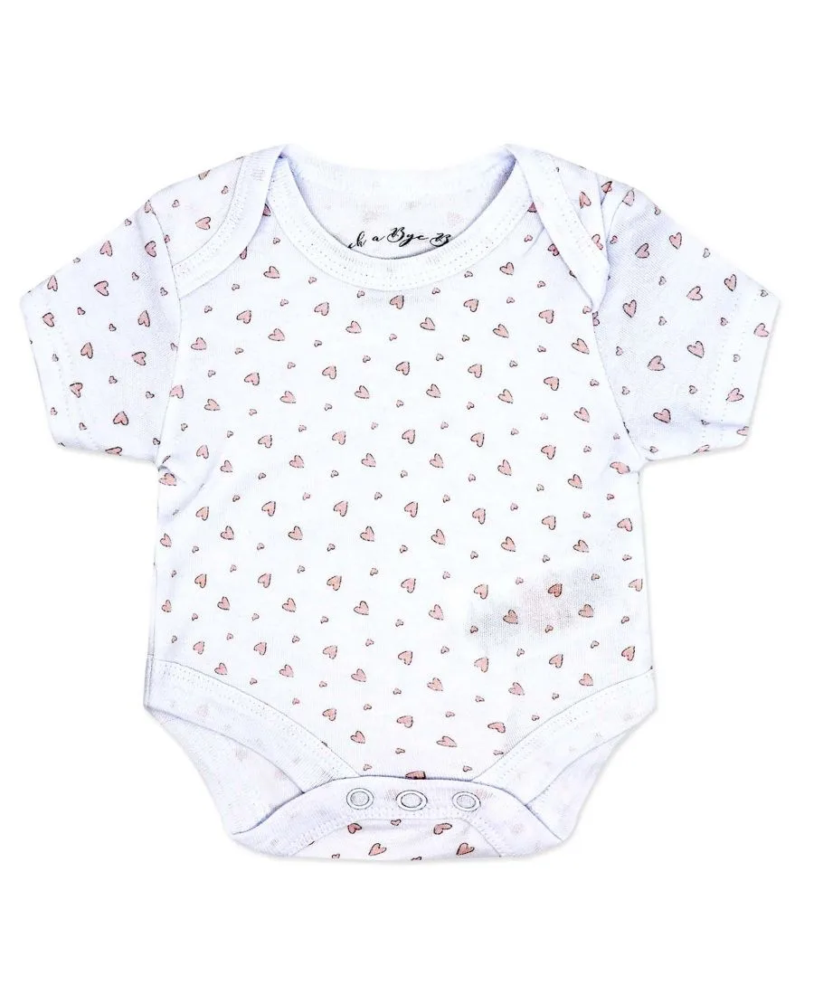 Набор для новорожденной девочки, 7 предметов Rock-A-Bye Baby Boutique, белый/blush — фото 3