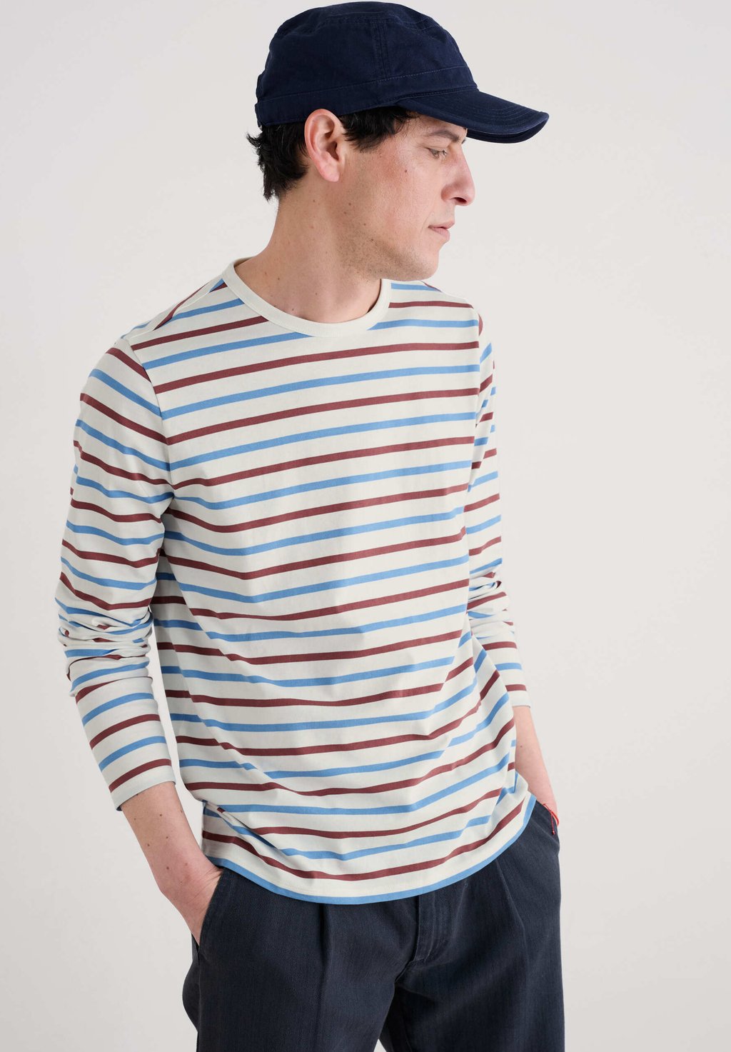 

Футболка с длинным рукавом SAILOR Seasalt Cornwall, коричневый