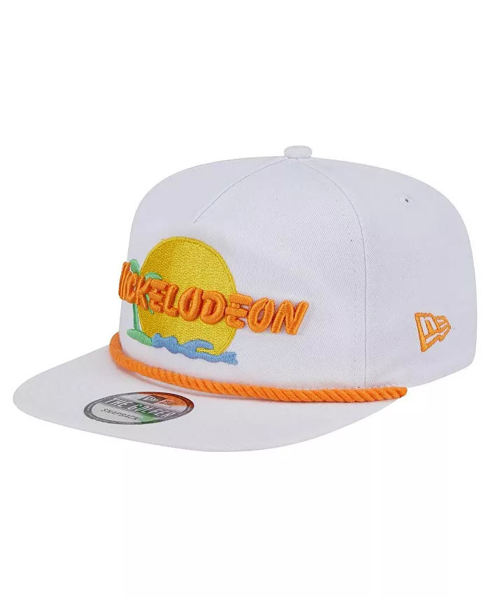 

Мужская белая бейсболка Nickelodeon Golfer Snapback New Era