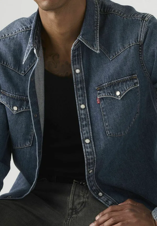 Рубашка barstow western standard Levi'S, Medium Indigo Western — фото 4