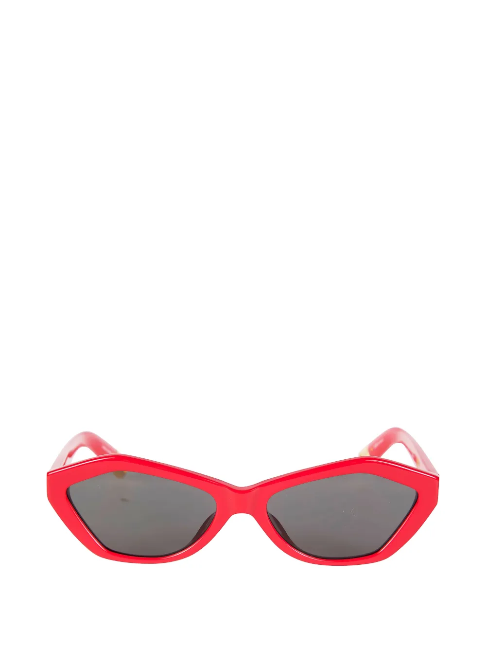 

Солнцезащитные очки Bambino с геометричной оправой Jacquemus, красный