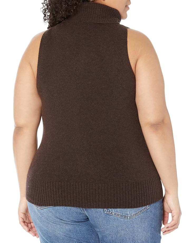 

Свитер Madewell Plus St. Vincent Turtleneck Tank, цвет Heather Molasses