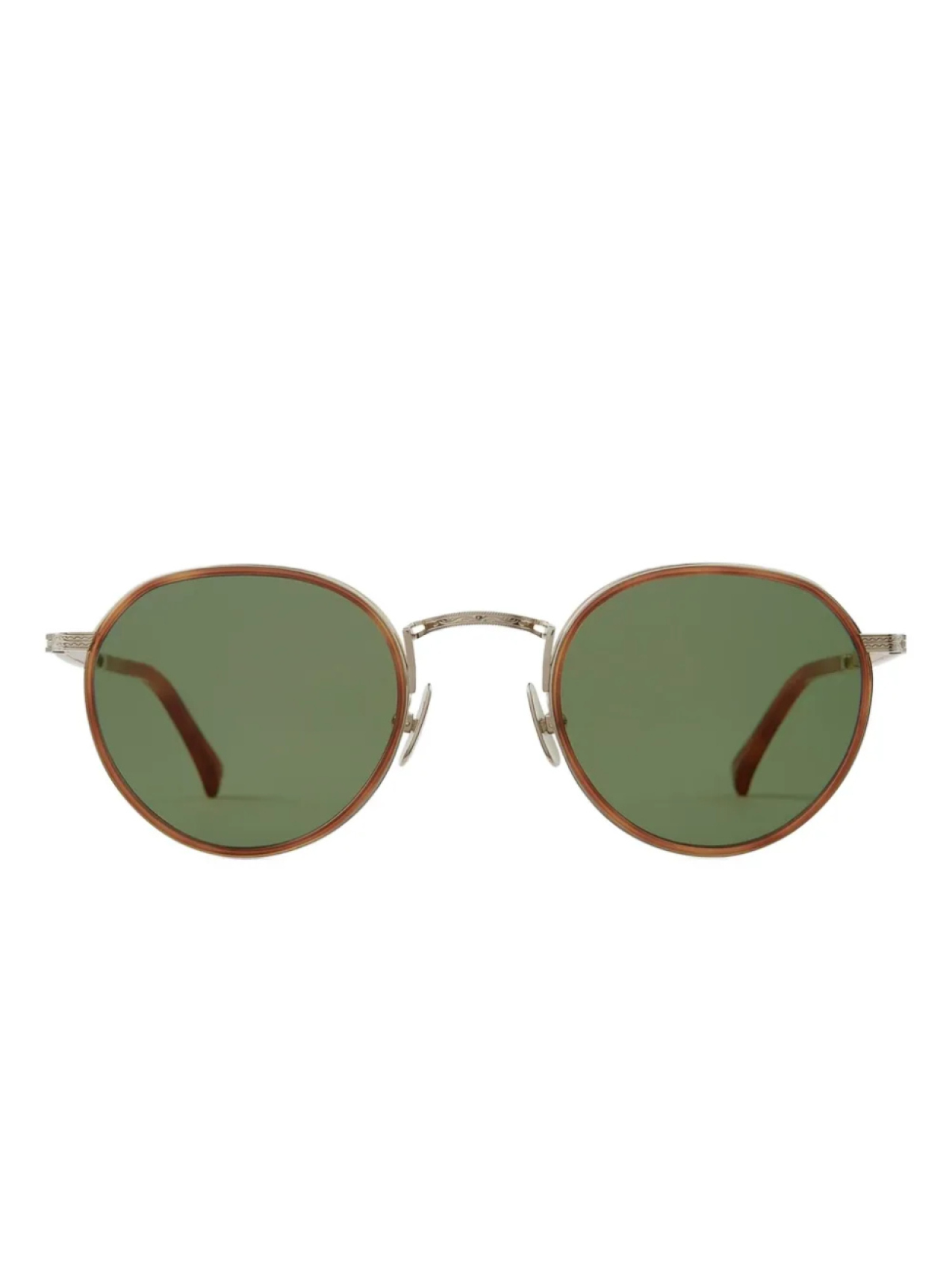 

Солнцезащитные очки MR. LEIGHT BILLIE S Amber Tortoise-White Gold/Forest, коричневый