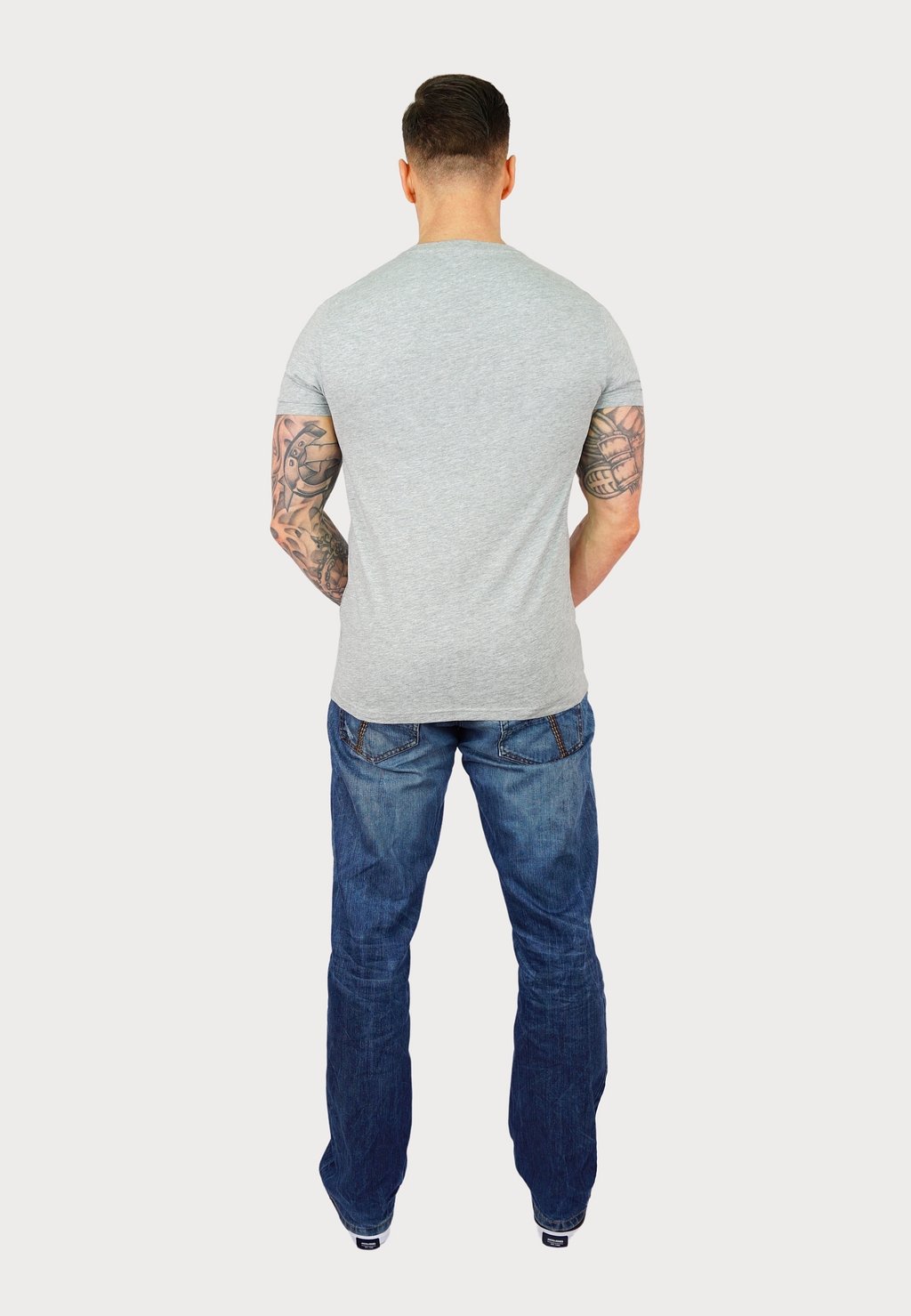 Базовая футболка 2 PACK SHORTSLEEVE V-NECK U.S. Polo Assn., серый — фото 3