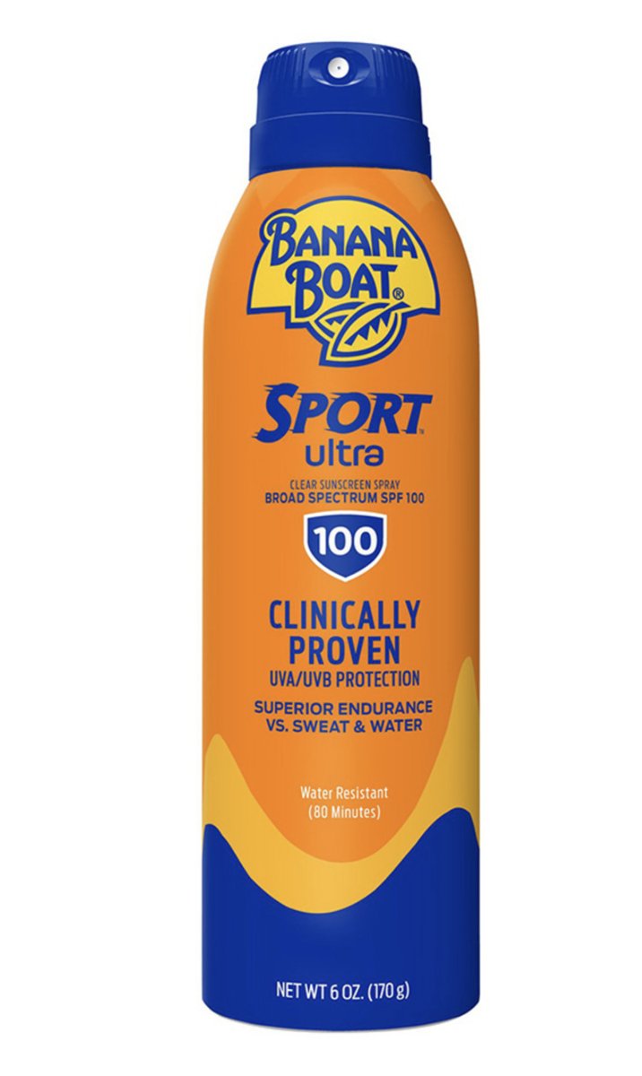 

Banana Boat Sport, спрей с солнцезащитным фильтром SPF 100, 170 г