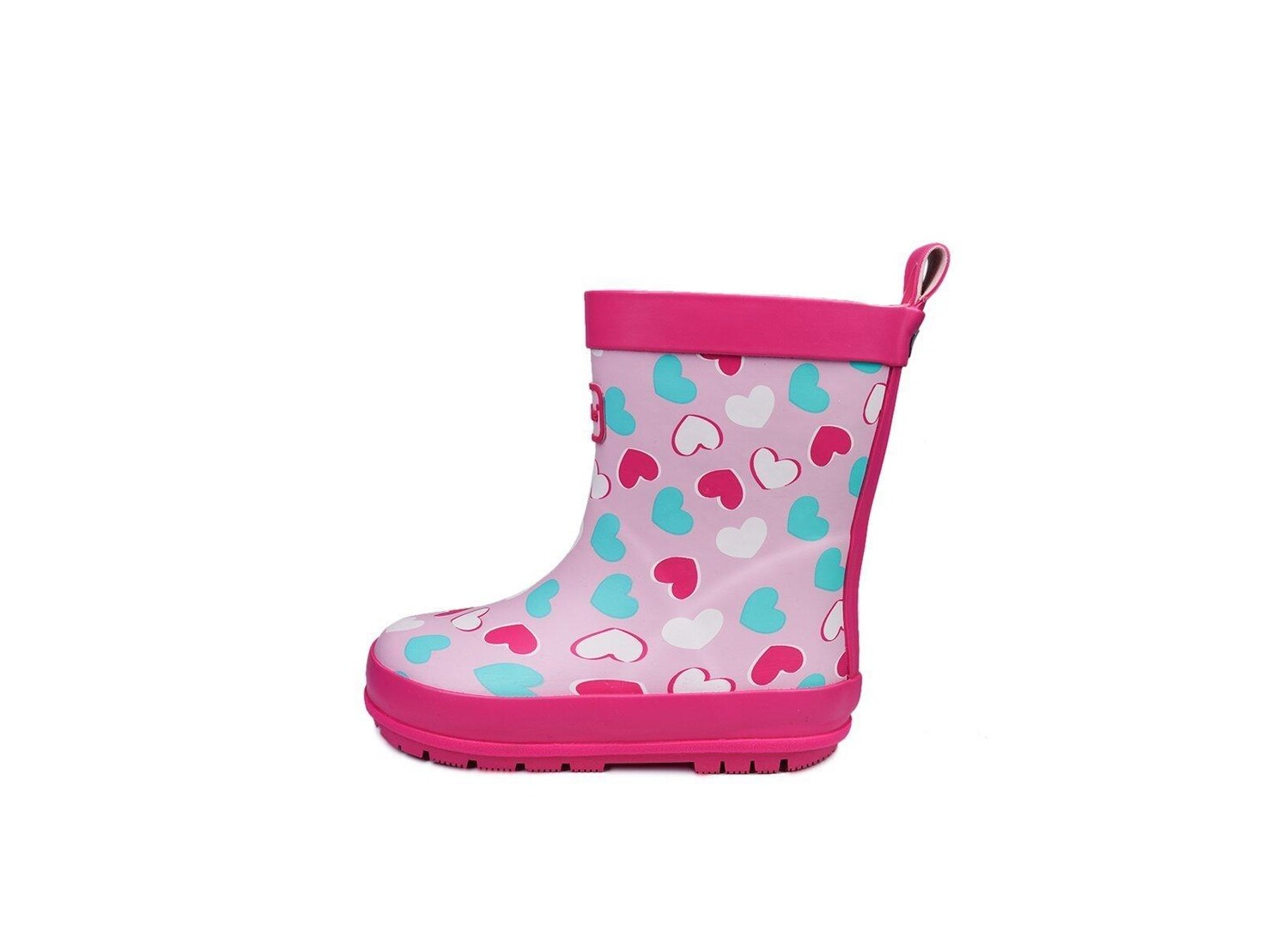 

Розовые резиновые сапоги Belle Love Heart ToeZone, розовый