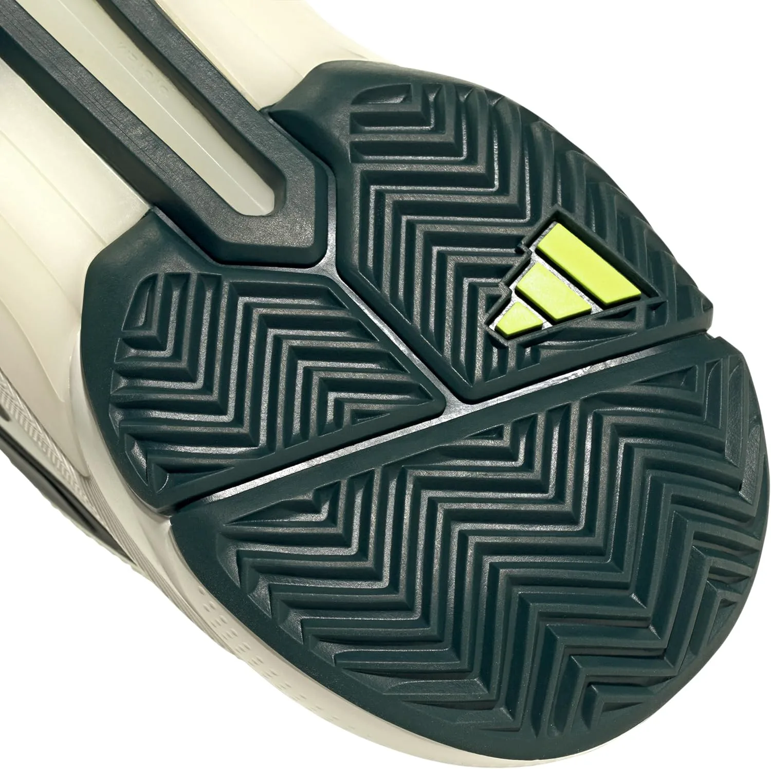 Мужские теннисные кроссовки Adidas Courtjam Control 3, белый/металлик — фото 4