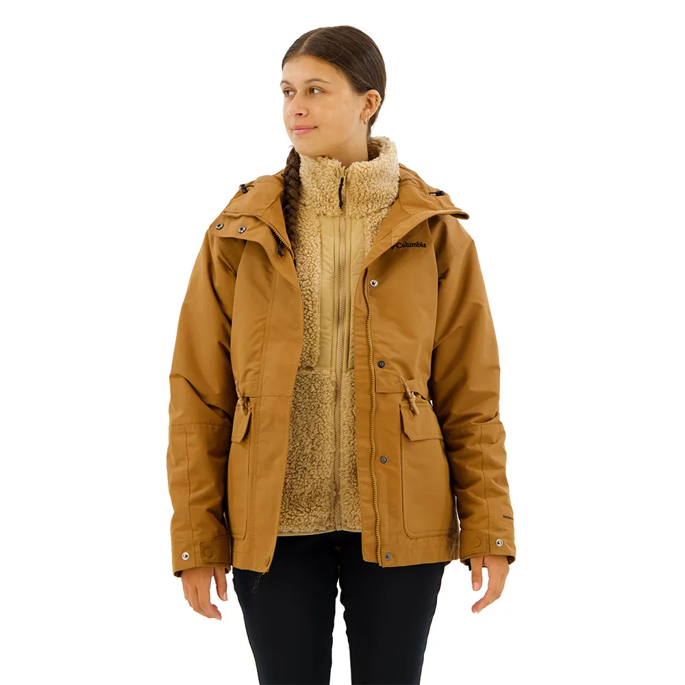 

Куртка Columbia Drop Ridge II detachable, коричневый