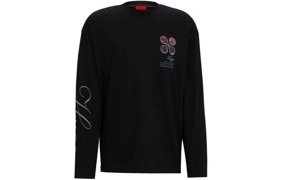 

Футболка мужская черная SS24 HUGO BOSS