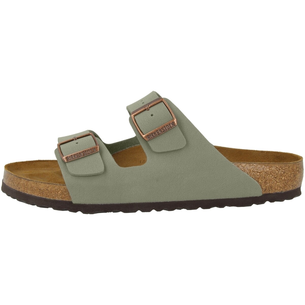 

Сандалии Birkenstock Arizona Birko Flor Nubuk schmal, серый