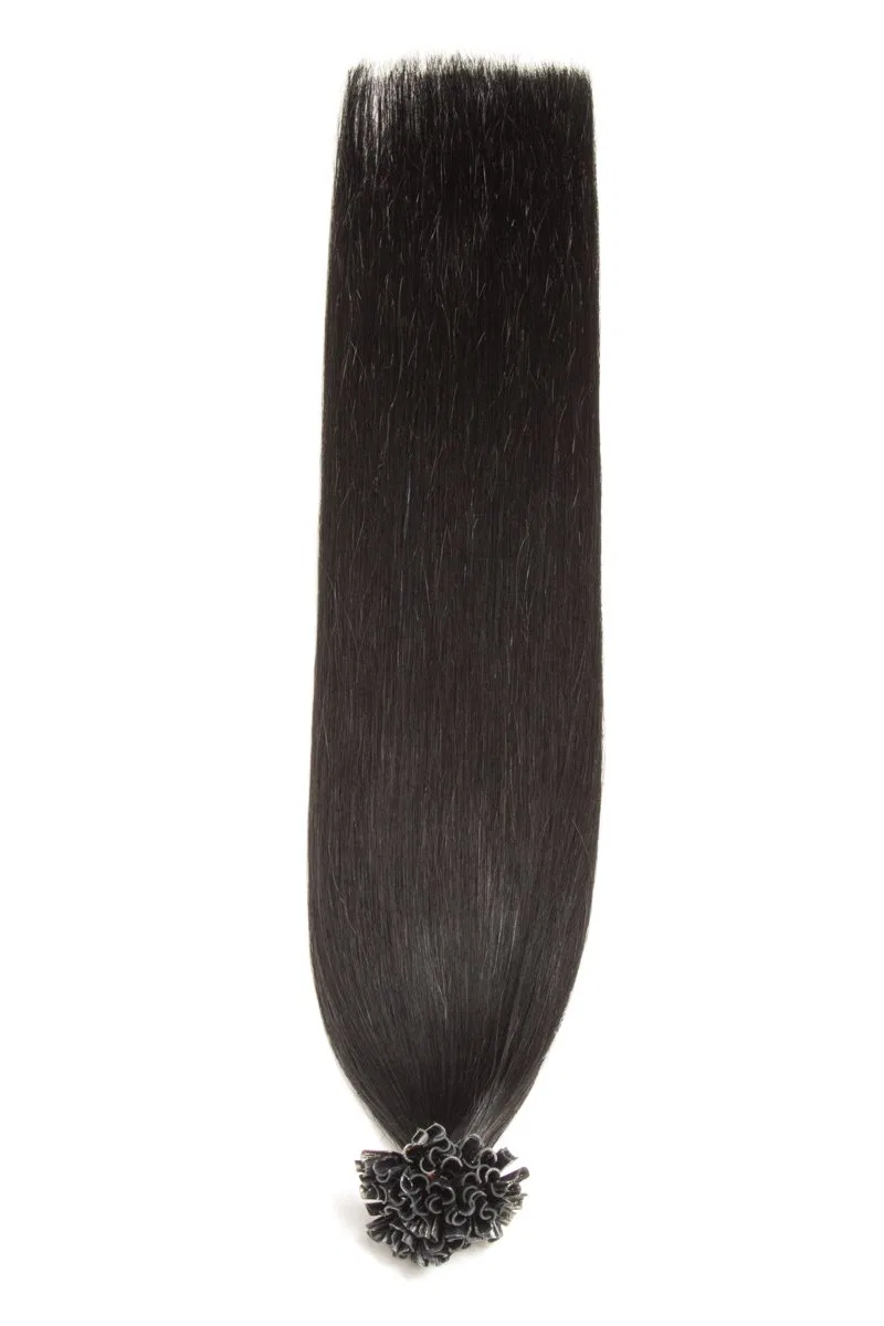 Черные пряди для наращивания из 100% натуральных волос Remy Glamxtensions — фото 3