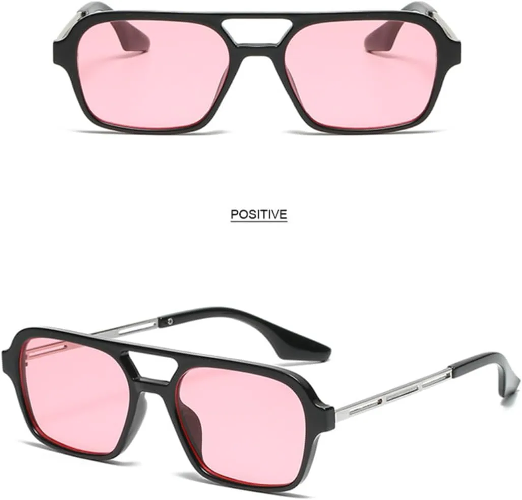 

Модные женские солнцезащитные очки с двойной перемычкой, модные мужские солнцезащитные очки Ocean Film Shades UV400, трендовые солнцезащитные очки UUPTTPL, 15