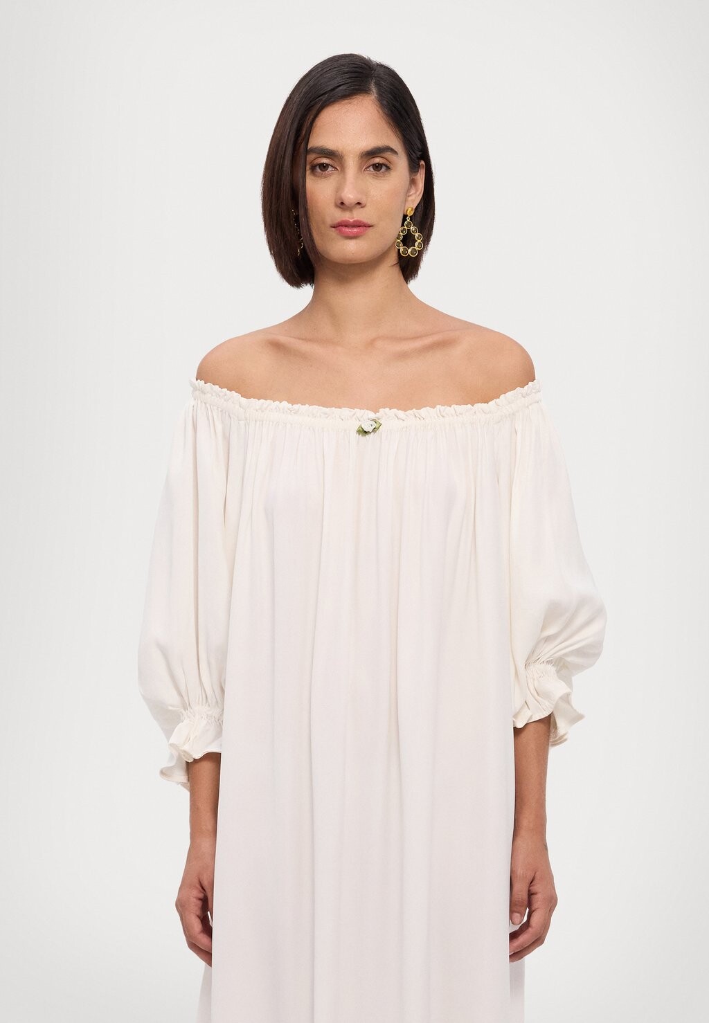 

Платье макси ZEPHIR DRESS Sleeper, белый деним
