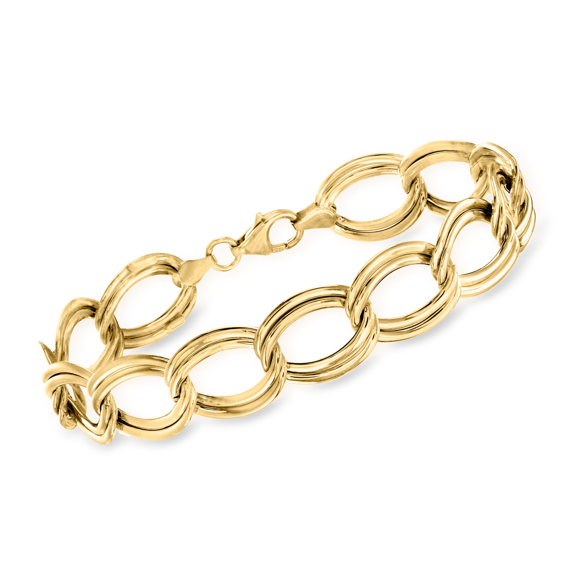 

Браслет Ross-Simons Italian из желтого золота 14 карат Ross-Simons, 8 In