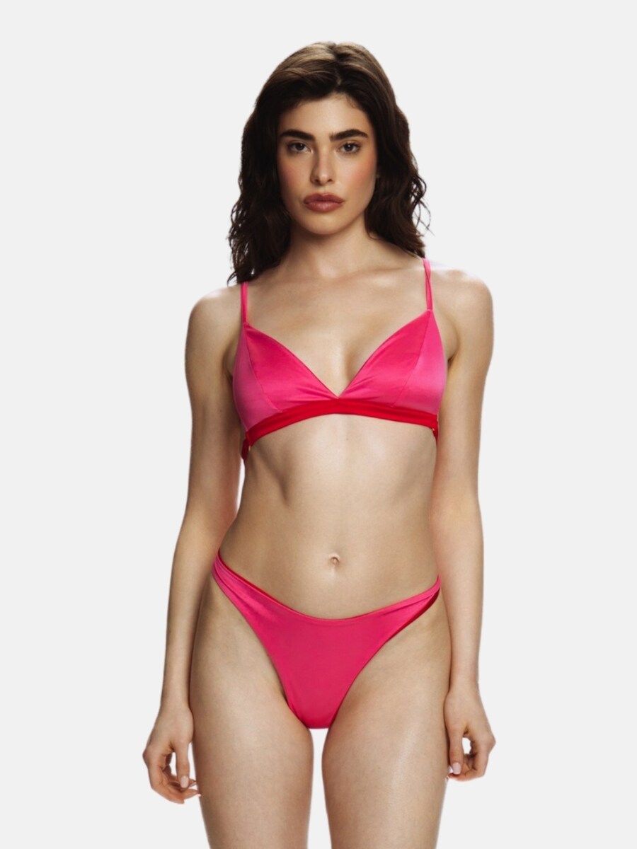 

Топ бикини-бралетт EKCENTRIK French Kiss, неоново-розовый