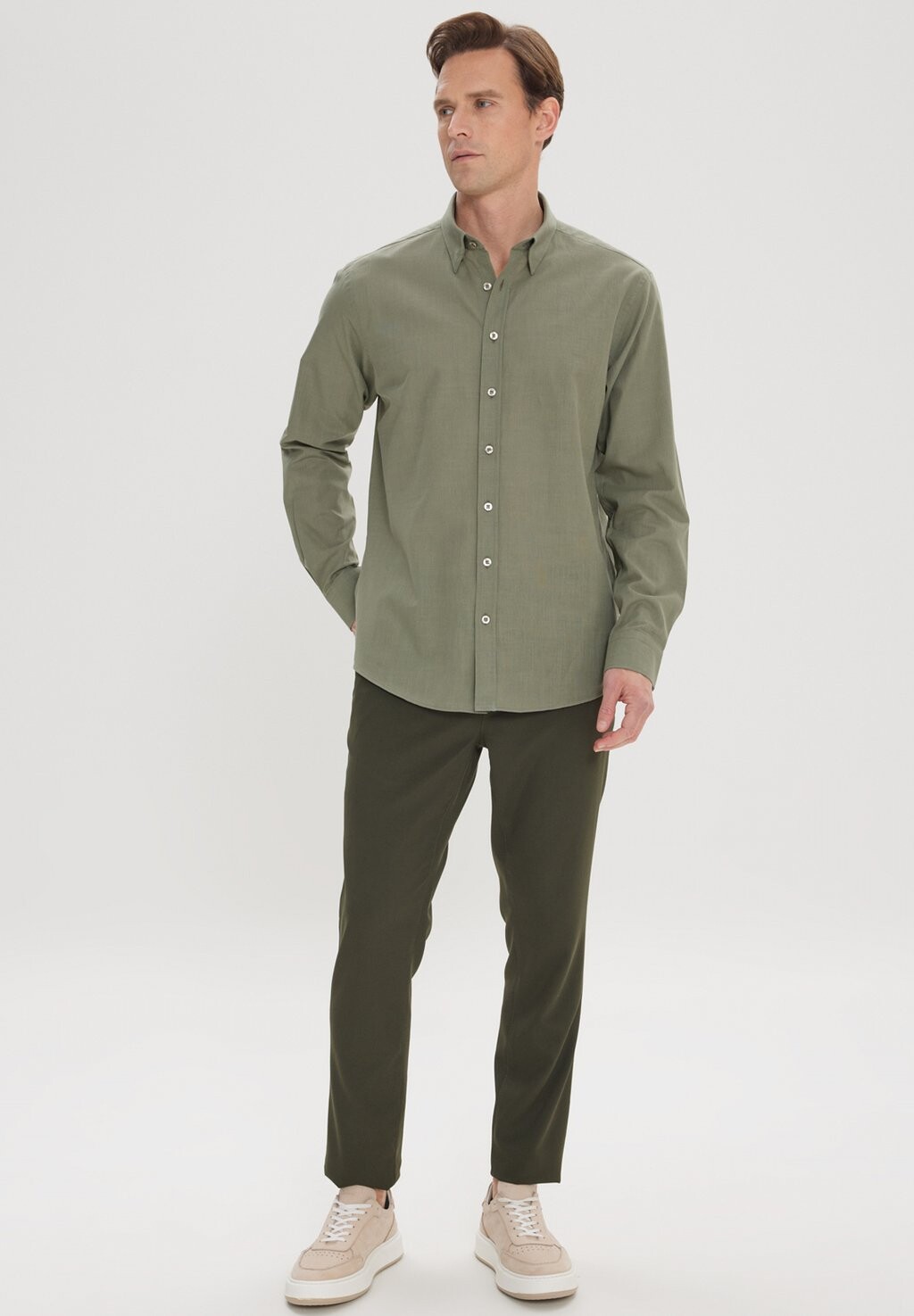 

Рубашка COMFORT FIT AC&CO / ALTINYILDIZ CLASSICS, хаки